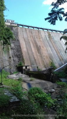 The Hermitage Dam and Reservoir from below